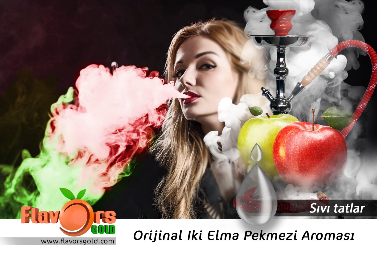 Çift Elma Nargile Aroması
